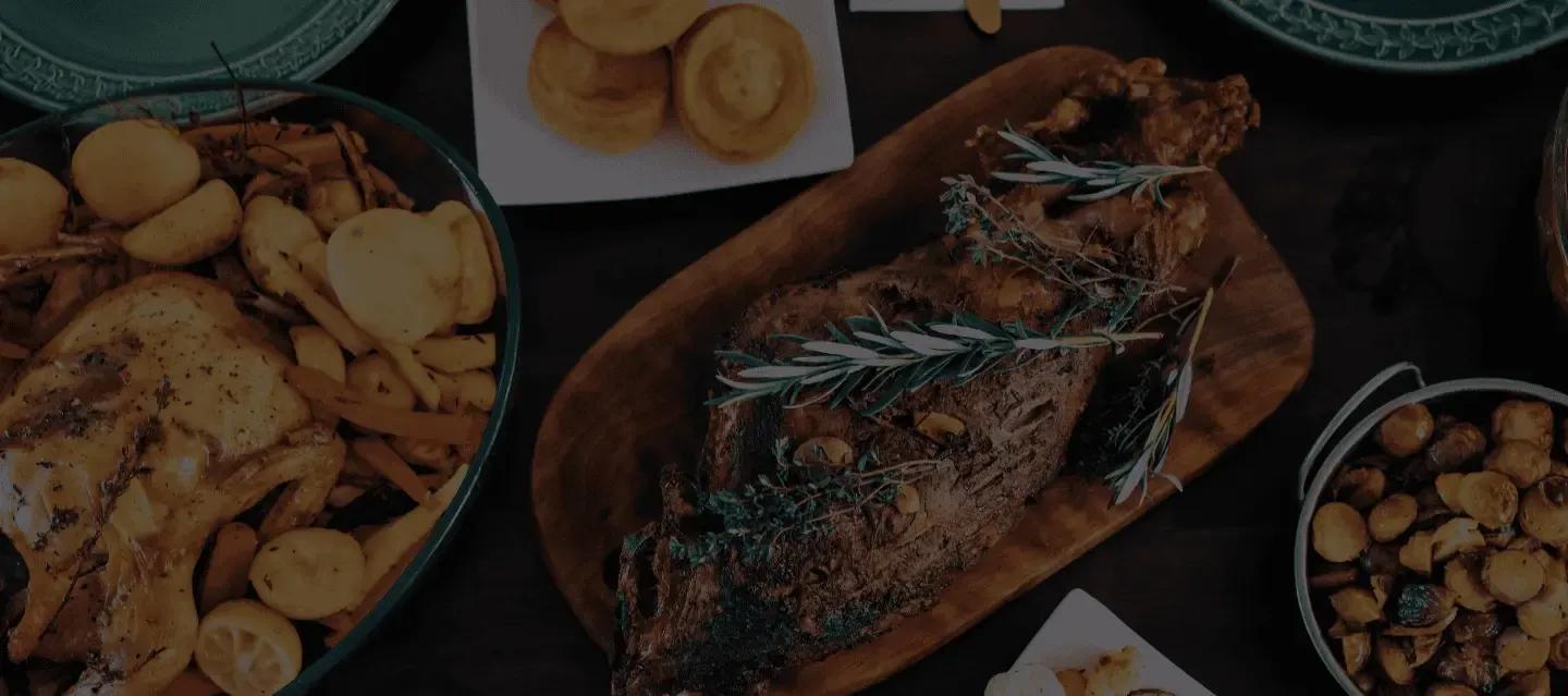 Various dishes 